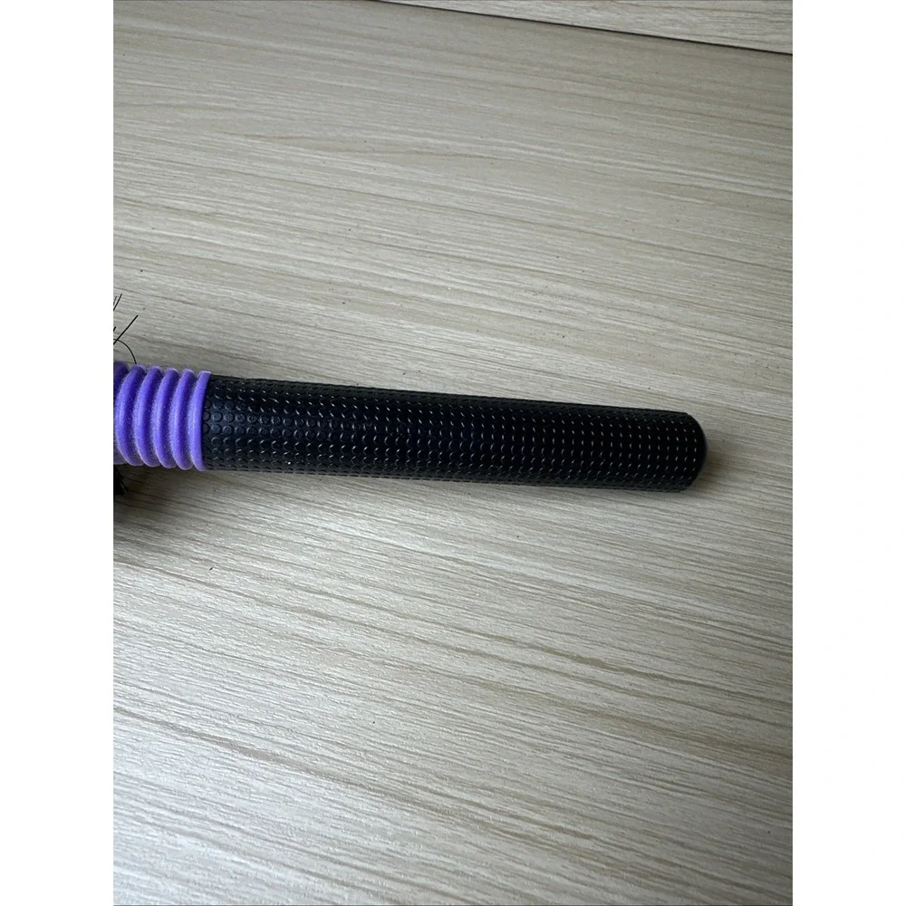 Vintage Breck Round Hair Brush Black Purple 90s